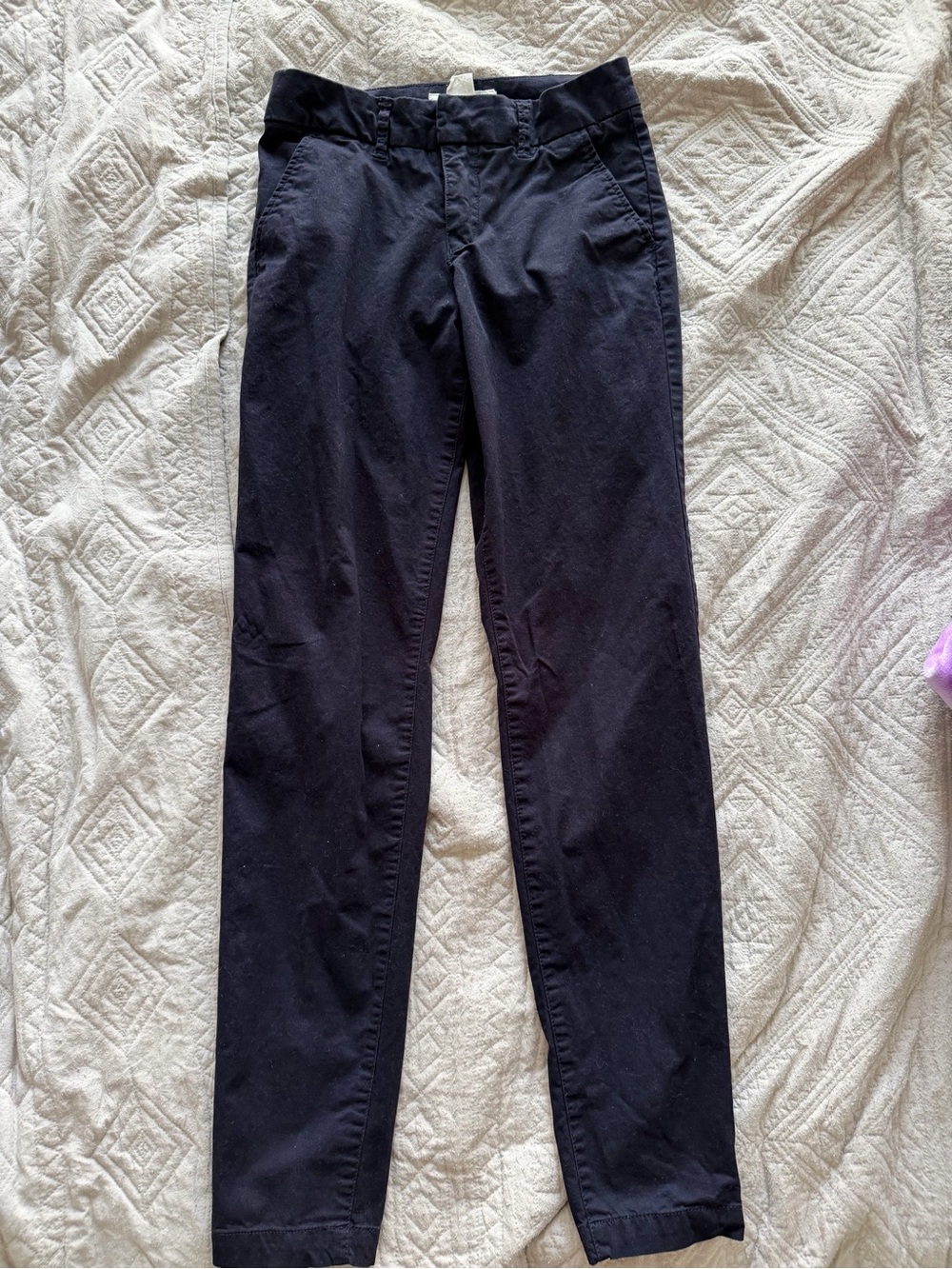H&M Women's Straight Leg Pants in Navy